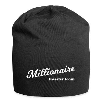 Millionaires and capitalists - Jersey Beanie - black - Front