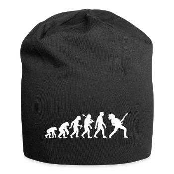 Guitarist Evolution Rock and Metal Musician - Jersey Beanie - black - Front