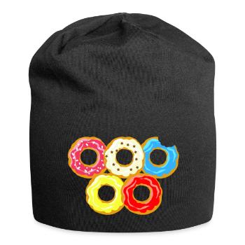donuts - Bonnet en jersey - noir - Devant