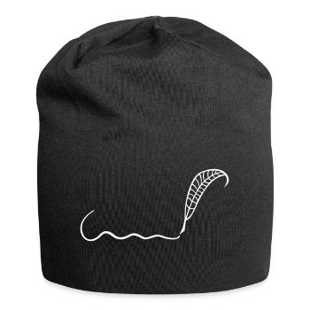 Feder Schriftsteller Autor Geschenk - Jersey-Beanie - Schwarz - Vorne