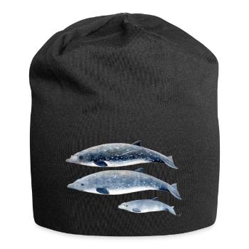 baleine à bec de Blainville - Baleine à bec - à bec Baleine - Bonnet en jersey - noir - Devant