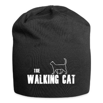 The Walking CAT - Jersey Beanie - black - Front
