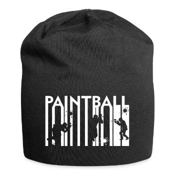 Paintball - Jersey-Beanie - Schwarz - Vorne