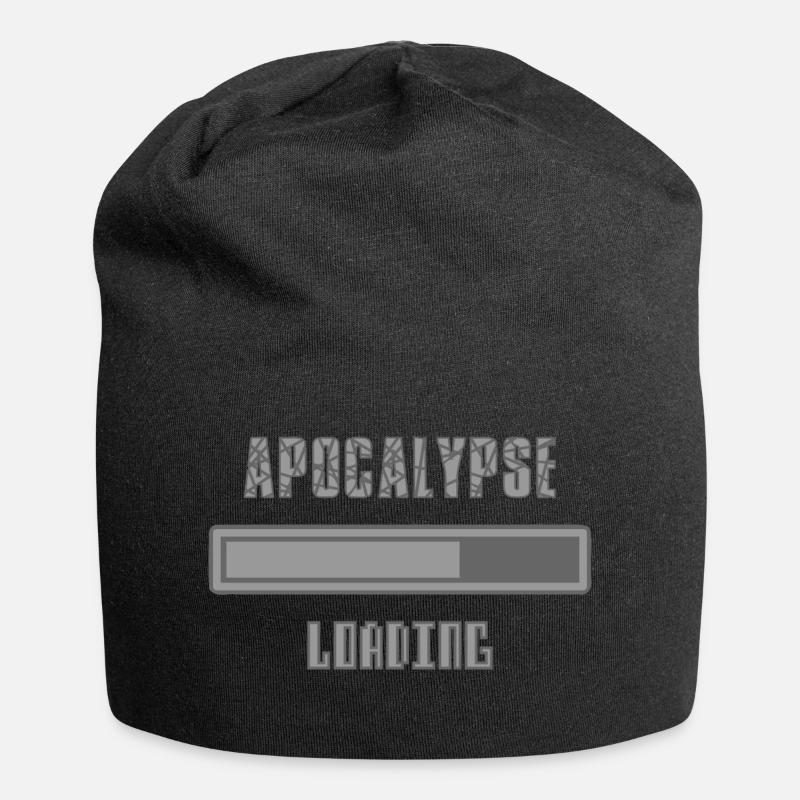 Apokalypse wird geladen Loading Geschenkidee - Jersey-Beanie - Schwarz