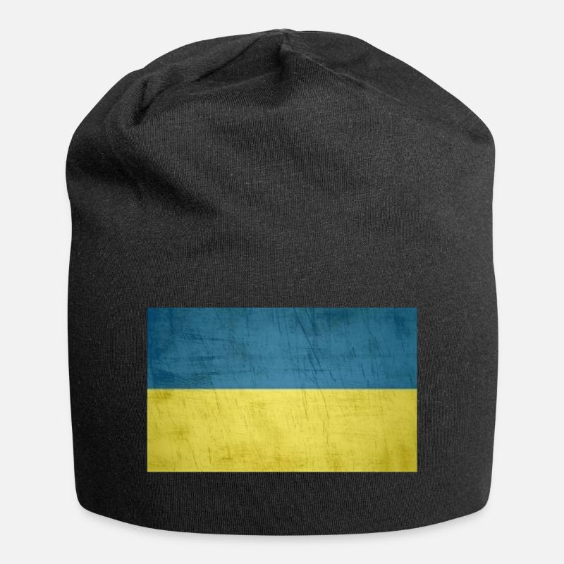 Ukraine - Bonnet en jersey - noir