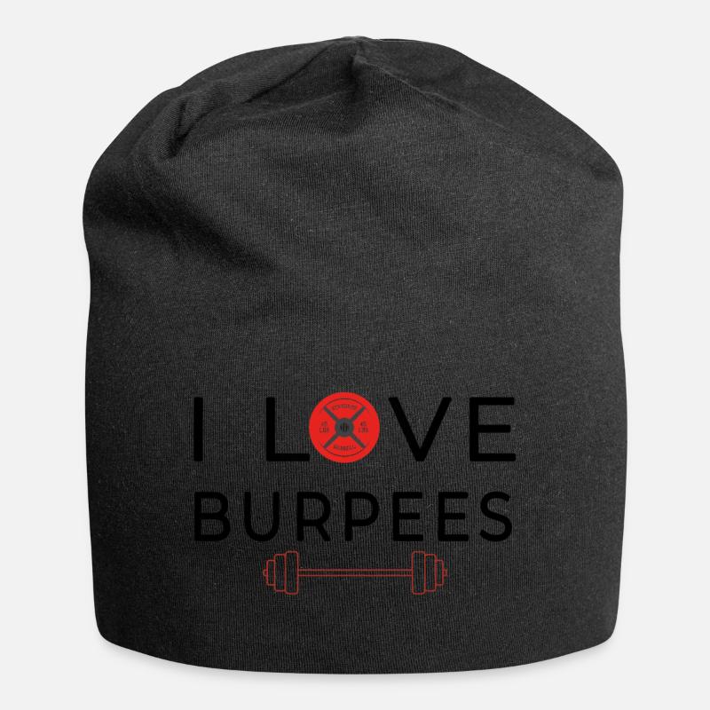 Burpees - Jersey Beanie - black