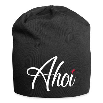 Ahoi - Jersey-Beanie - Schwarz - Vorne