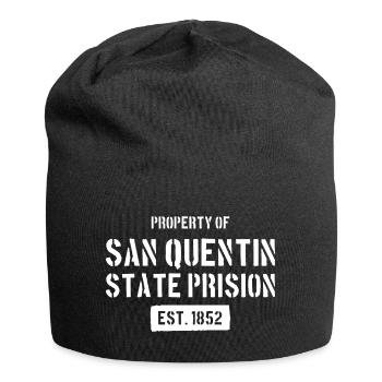 Property of San Quentin State Prison - EST. 1852 - Jersey Beanie - black - Front