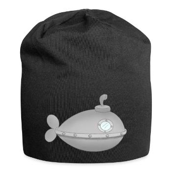 Submarine submarine underwater world - Jersey Beanie - black - Front