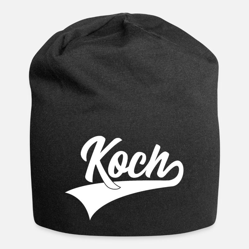 KOCH CHEFKOCH KOCHEN - Jersey-Beanie - Schwarz