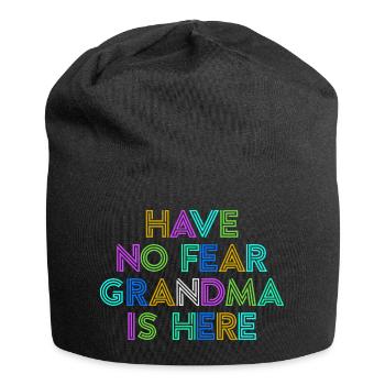 Grandma Cool Statement Grandma Grandmother Grandchild - Jersey Beanie - black - Front
