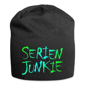 NERDY forever - Serienjunkie - Jersey-Beanie - Schwarz - Vorne