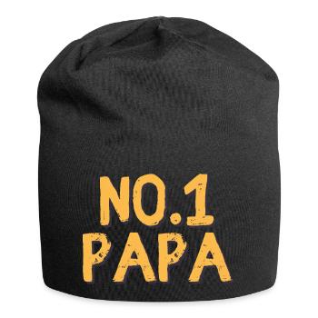 Papa numéro 1 cadeau fête des pères - Bonnet en jersey - noir - Devant