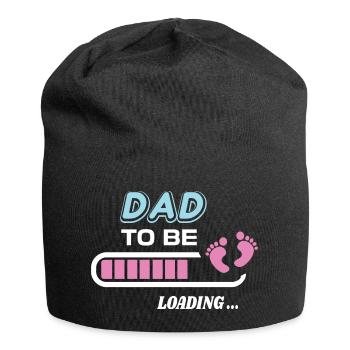 Dad to be. Wait birth gift - Jersey Beanie - black - Front