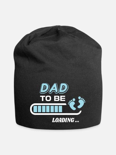 Dad to be. Wait birth gift - Jersey Beanie - black
