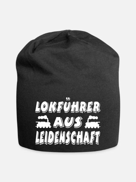 Lokführer - Jersey-Beanie - Schwarz