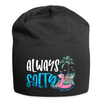 Always Salty black - Jersey-Beanie - Schwarz - Vorne