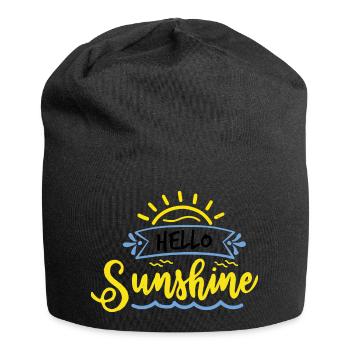 HALLO SONNENSCHEIN - Jersey-Beanie - Schwarz - Vorne