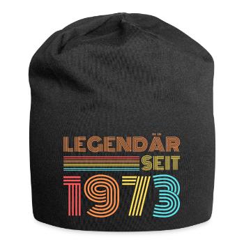 LEGENDÄR Seit 1973 Geburtstag - Jersey-Beanie - Schwarz - Vorne
