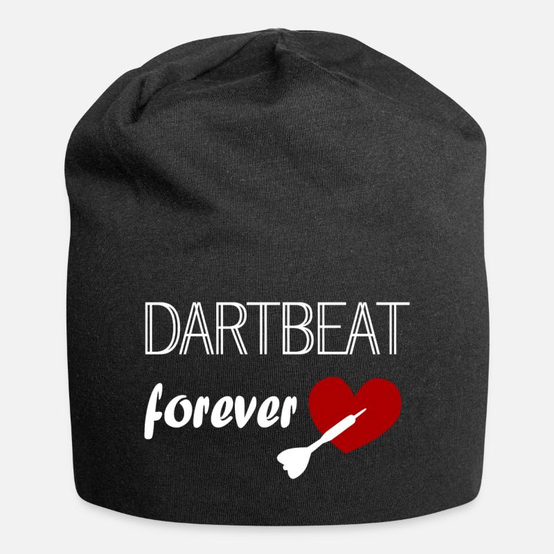 Dart heartbeat forever - Jersey Beanie - black