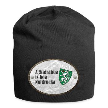 A Steirabua is koa Nuldrucka Steiermark Österreich - Jersey-Beanie - Schwarz - Vorne