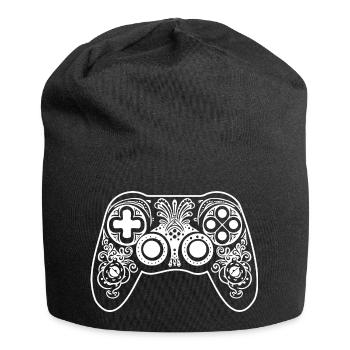 Manette de jeu de jeux vidéo - Bonnet en jersey - noir - Devant