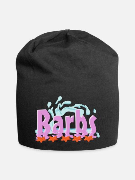 Barbs - Spitzname - Jersey-Beanie - Schwarz