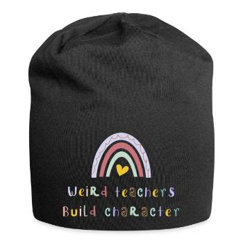 Weird Teachers Build Character - Bonnet en jersey - noir - Devant