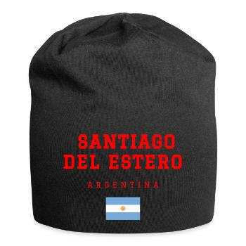 Santiago del Estero Argentinien - Jersey-Beanie - Schwarz - Vorne