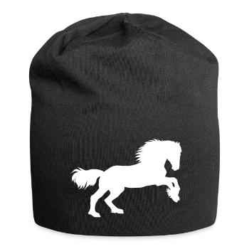 Puissance des chevaux - Bonnet en jersey - noir - Devant