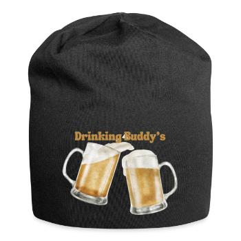 Drinking buddies - Jersey-Beanie - Schwarz - Vorne