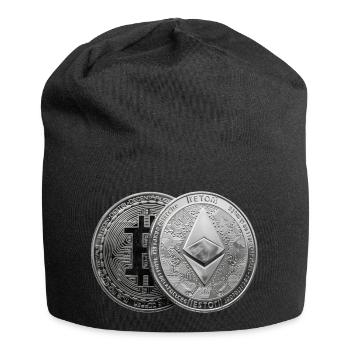 Crypto Symbols Shirts - Jersey Beanie - black - Front