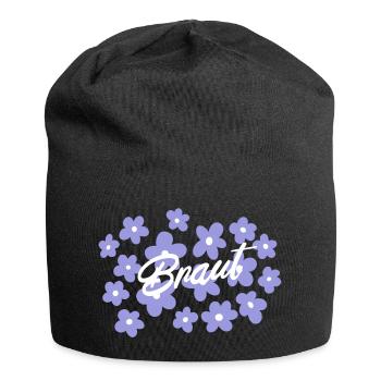 Team Braut JGA - Bride Squad - Jersey-Beanie - Schwarz - Vorne