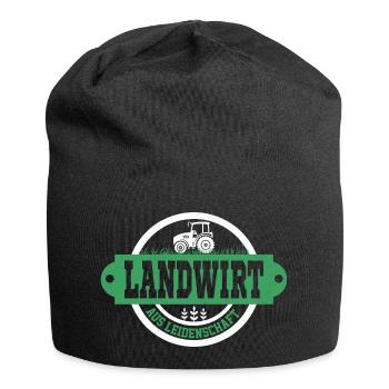 Farmer with passion Farm Farmer - Jersey Beanie - black - Front