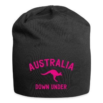Australie - Australie - Australie - Kangourou - Bonnet en jersey - noir - Devant
