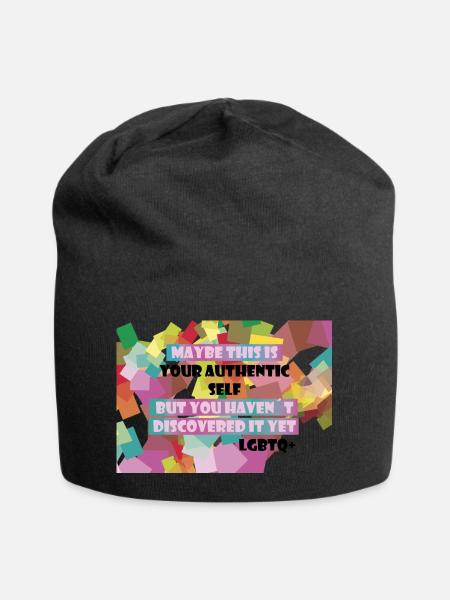 Who am I? LGBTQ+? - Jersey Beanie - black
