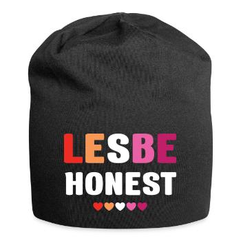 LGBTQ Pride Month - Lesbe Honest - Jersey Beanie - black - Front
