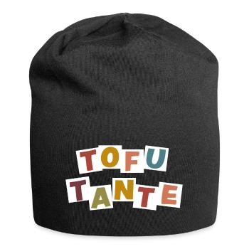 Tofu-Tante - Jersey-Beanie - Schwarz - Vorne