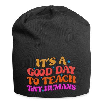 Enseignant, école primaire, enseignement primaire, diplôme d’enseignant - Bonnet en jersey - noir - Devant