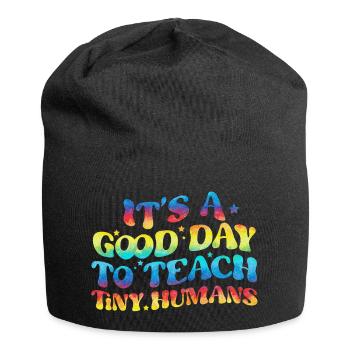 Enseignant, école primaire, enseignement primaire, diplôme d’enseignant - Bonnet en jersey - noir - Devant