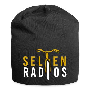 Selten radlos Fahrrad Bike - Jersey-Beanie - Schwarz - Vorne