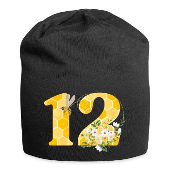 12th Birthday Bee - Jersey Beanie - black - Front
