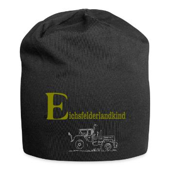 eichsfelderlandkind - Jersey-Beanie - Schwarz - Vorne