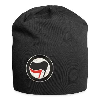 ANTIFA - Bonnet en jersey - noir - Devant