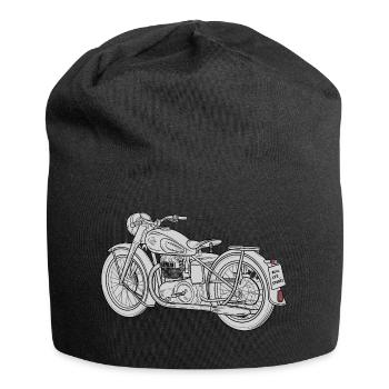 Croquis de moto - Bonnet en jersey - noir - Devant