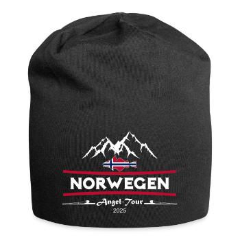 Angel Tour Norwegen 2025 - Jersey-Beanie - Schwarz - Vorne