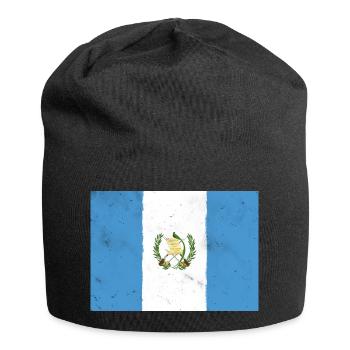 Drapeau du Guatemala – Fierté de l’Amérique centrale - Bonnet en jersey - noir - Devant