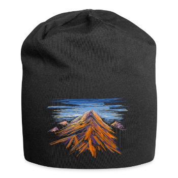 Berg - Jersey-Beanie - Schwarz - Vorne