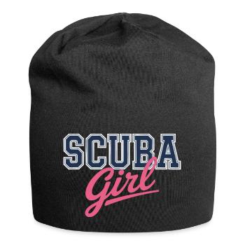 Scuba Girl Design - Jersey-Beanie - Schwarz - Vorne