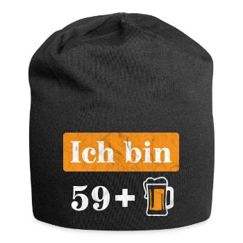 J’ai 59 ans et je fête mes 60 ans - Bonnet en jersey - noir - Devant